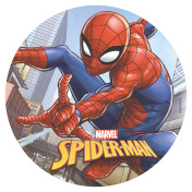 DISCOS OBLEA SPIDERMAN 20CM 6uds p/caja