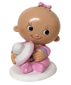 BEBE NIÑA BAUTIZO CON CHUPE C/48