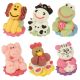 DECORACION JELLY SURTIDO ANIMALES GRANJA 48uds/caja