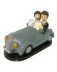 NOVIOS EN AUTOMOVIL JUST MARRIED C/12