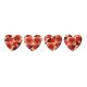 CORAZON CHOC/BCO- CORAZONES ROJOS 120UDS/CAJA