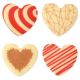 CORAZON CHOCO/BLANCO DECORADO 112uds/caja