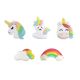 2025 UNICORNIOS COLORES CUERNO DORADO S/4 C/100